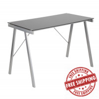 Lumisource OFD-TM-PBLNK BK Exponent Office Desk